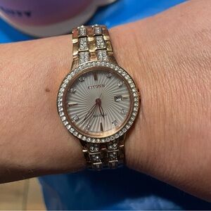 Citizen Two-Tone Crystal Watch